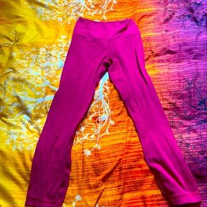 lululemon Align High-Rise Leggings 25" size 2- pink, worn once perfect condition